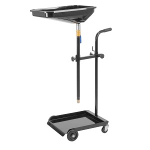 STAHLWERK Ölabscheider/Ölauffangwagen mit Trichter, höhenverstellbar, für Kfz-Ölwechsel.