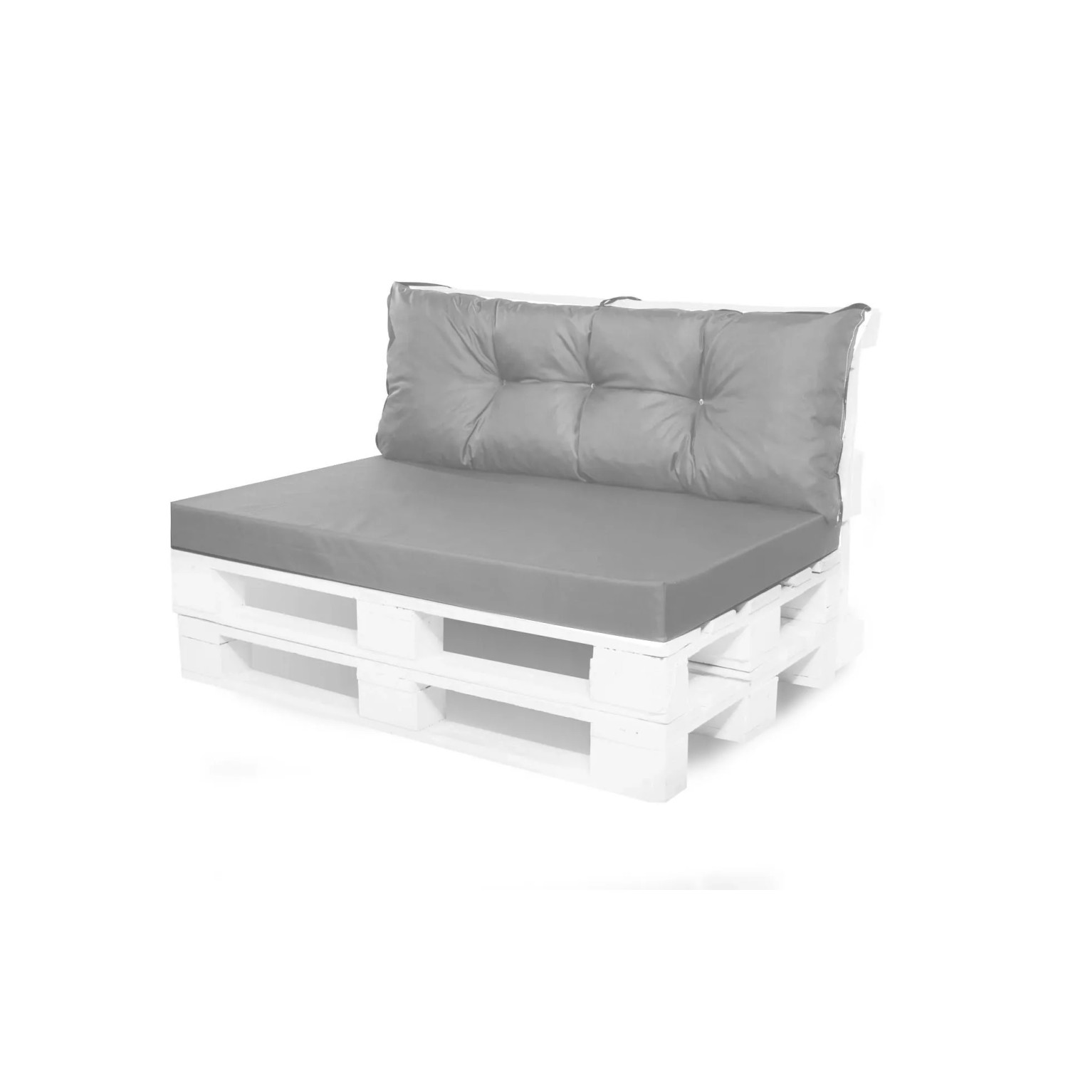 Setgarden Mix Set Palettenkissen 120x80x10cm Sitzkissen + Rückenkissen 120x günstig online kaufen