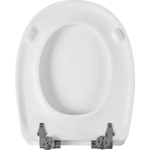 Weißer baliv WC-Sitz Barnsley Deluxe mit Absenkautomatik und MDF-Holzkern.