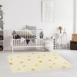 Relaxdays Krabbelmatte XPE-Schaumstoff Faltbar 200 cm x 150 cm x 1 cm 0,8 kg