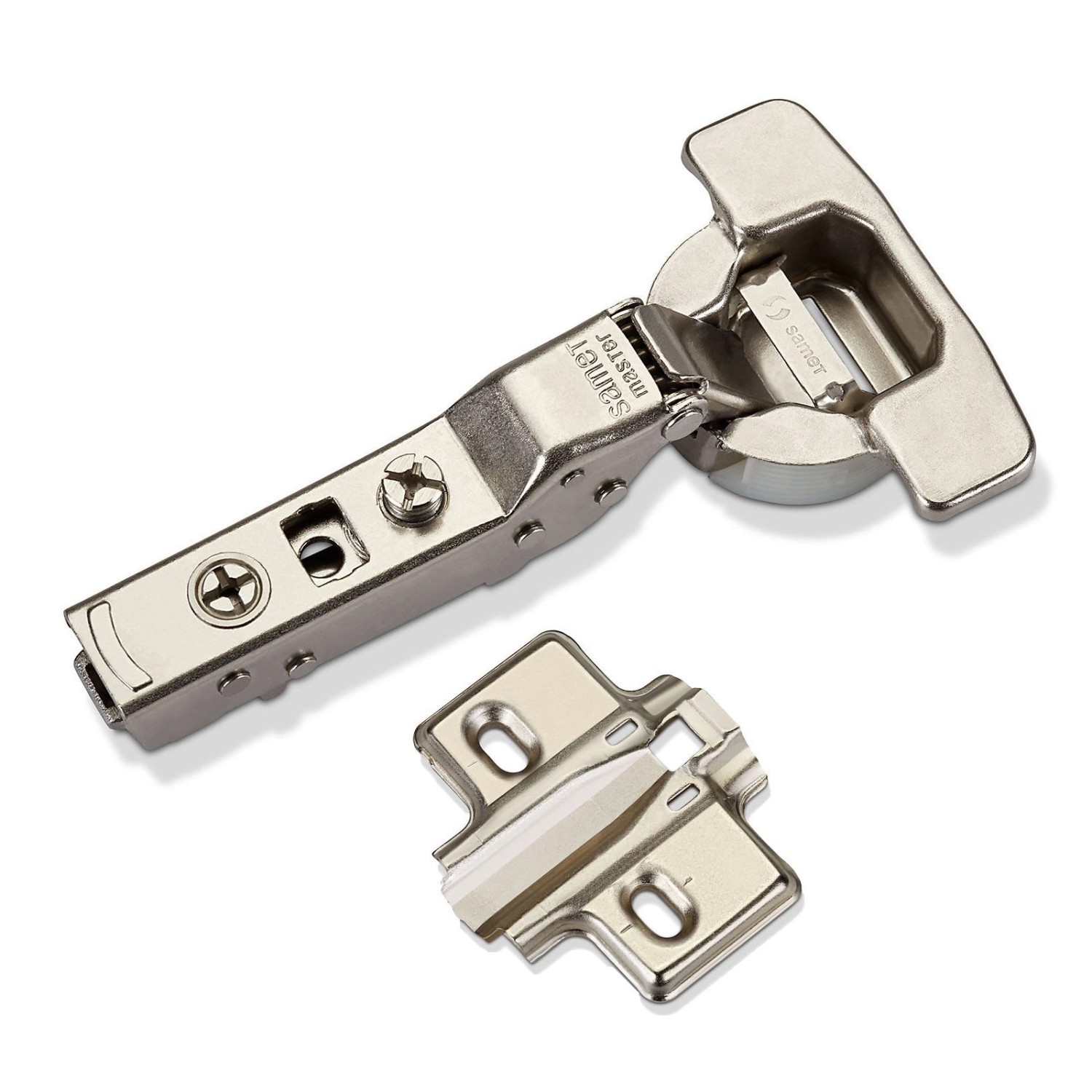 SOTECH MASTER TOOLLESS Topfband T45 Gedämpft Mittelanschlag 110 Grad mit Langlochverstellung