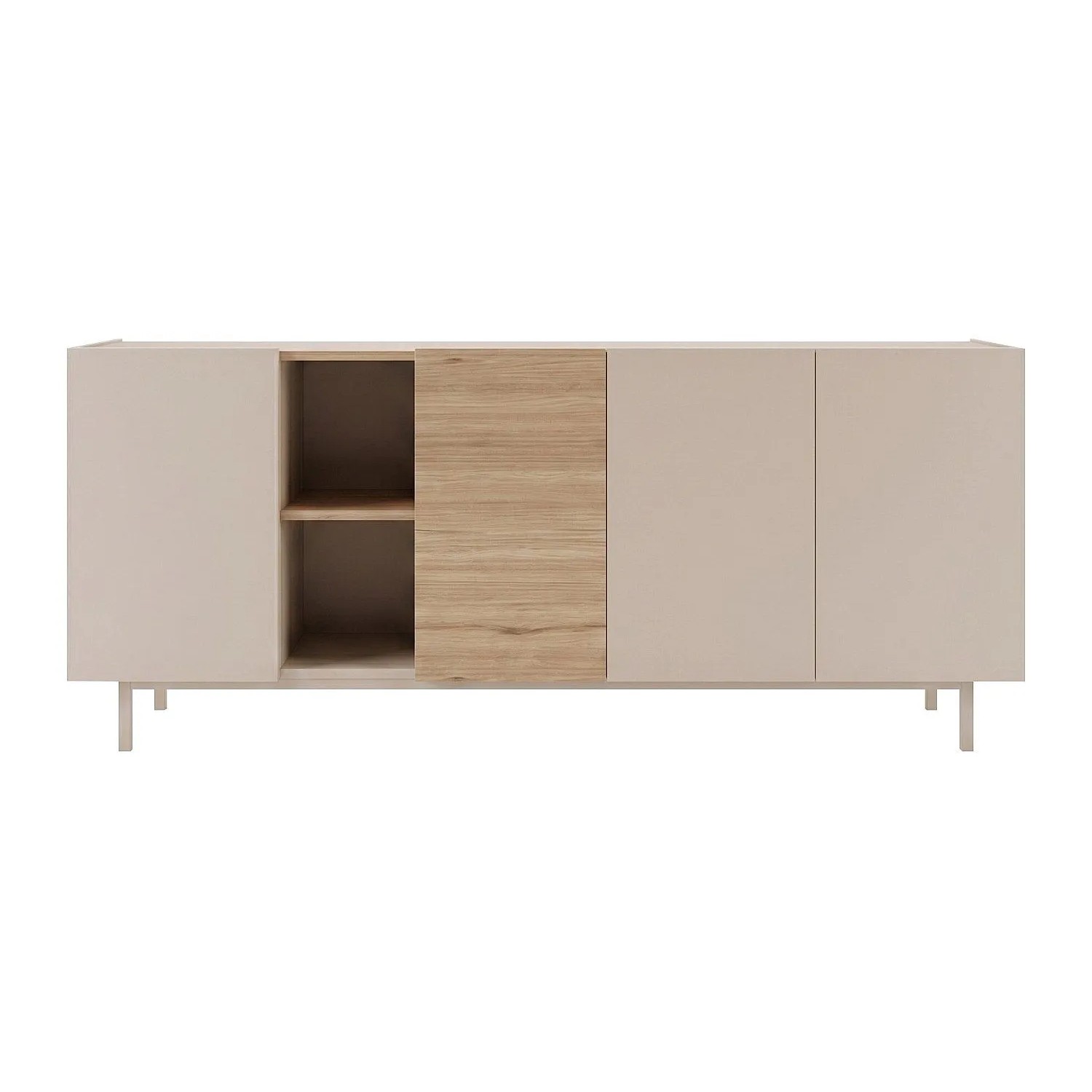 Vente-unique Sideboard Reyala Beige  Naturfarben Hell 180 cm