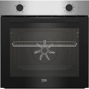 Beko BBIE110N2X Backofen für pino Küchenzeile, Edelstahl und Schwarz.