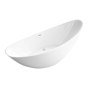 Bernstein Freistehende Badewanne VICE 2.0 Acryl Weiß Glänzend 1835x785x769