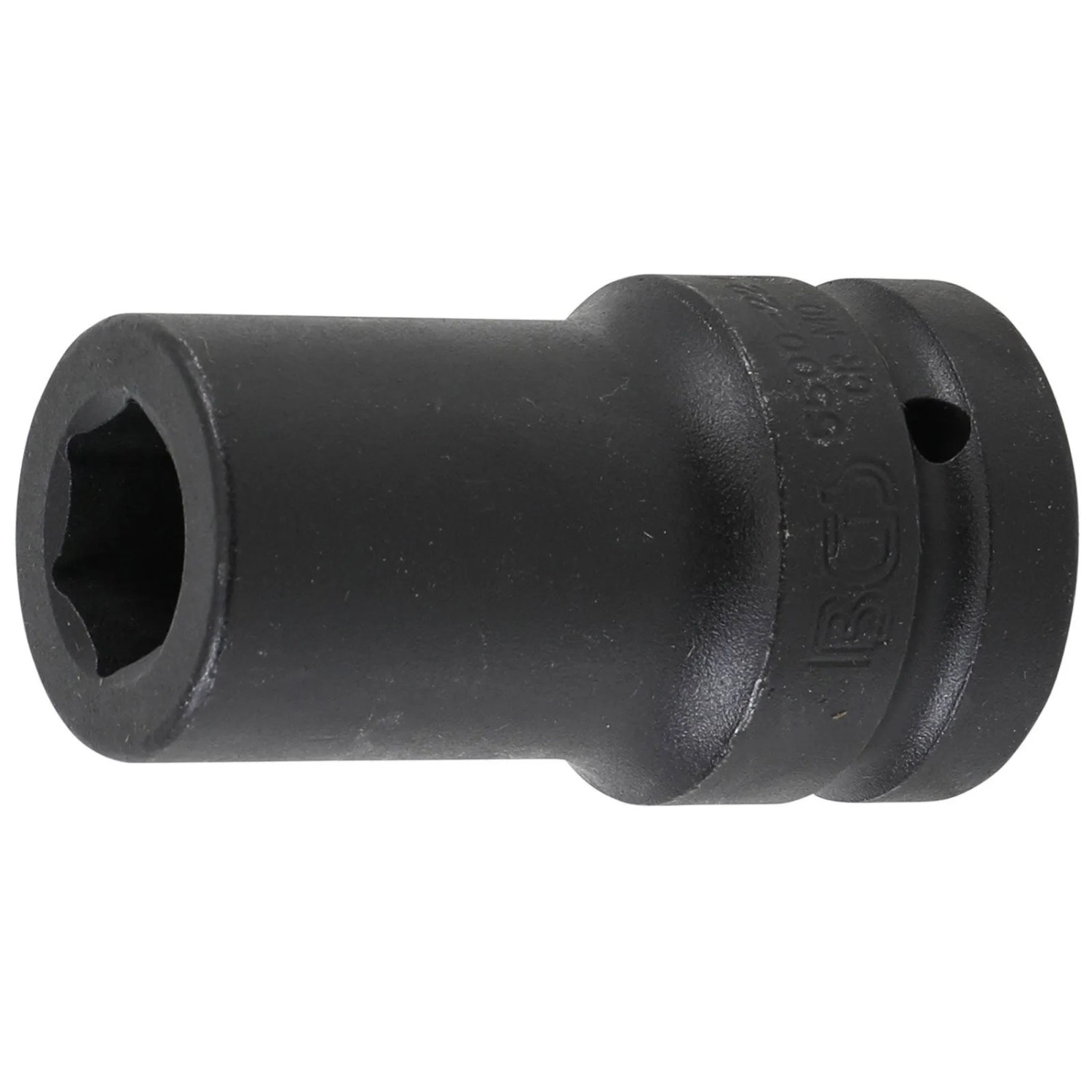 BGS Kraft Steckschlüssel Einsatz Sechskant Tief Antrieb Innenvierkant 25 Mm  1 Zoll  SW 22 Mm 5500 22
