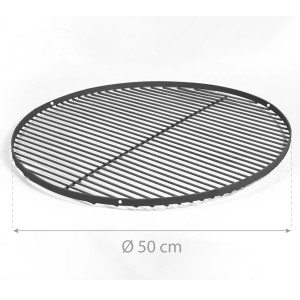 CookKing Grillrost Stahl, Ø 50 cm, Zubehör für Schwenkgrill. Robuster Grillrost aus Stahl.