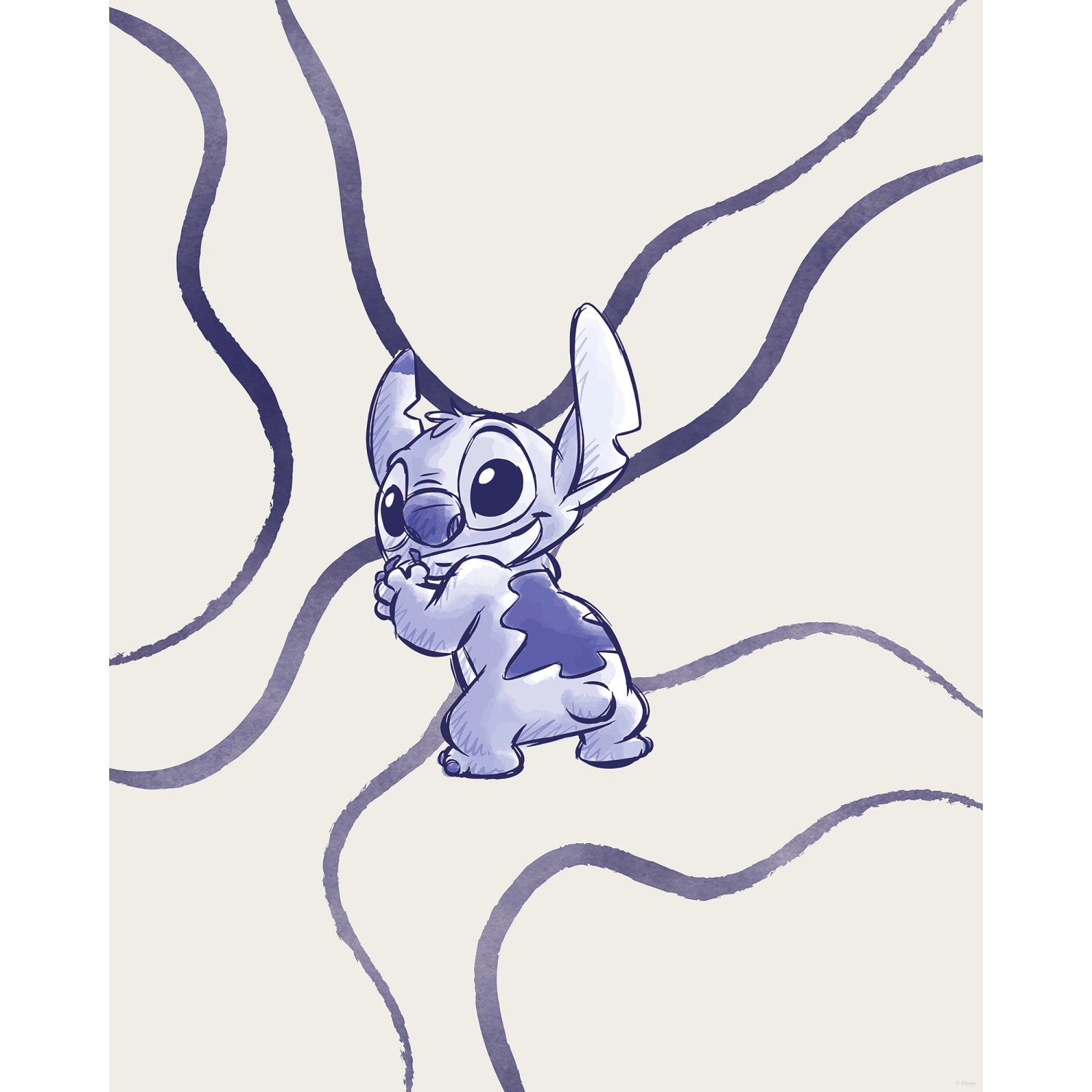 Komar Wandbild Disney Lilo and Stitch Brave and Wild 40 cm x 50 cm günstig online kaufen