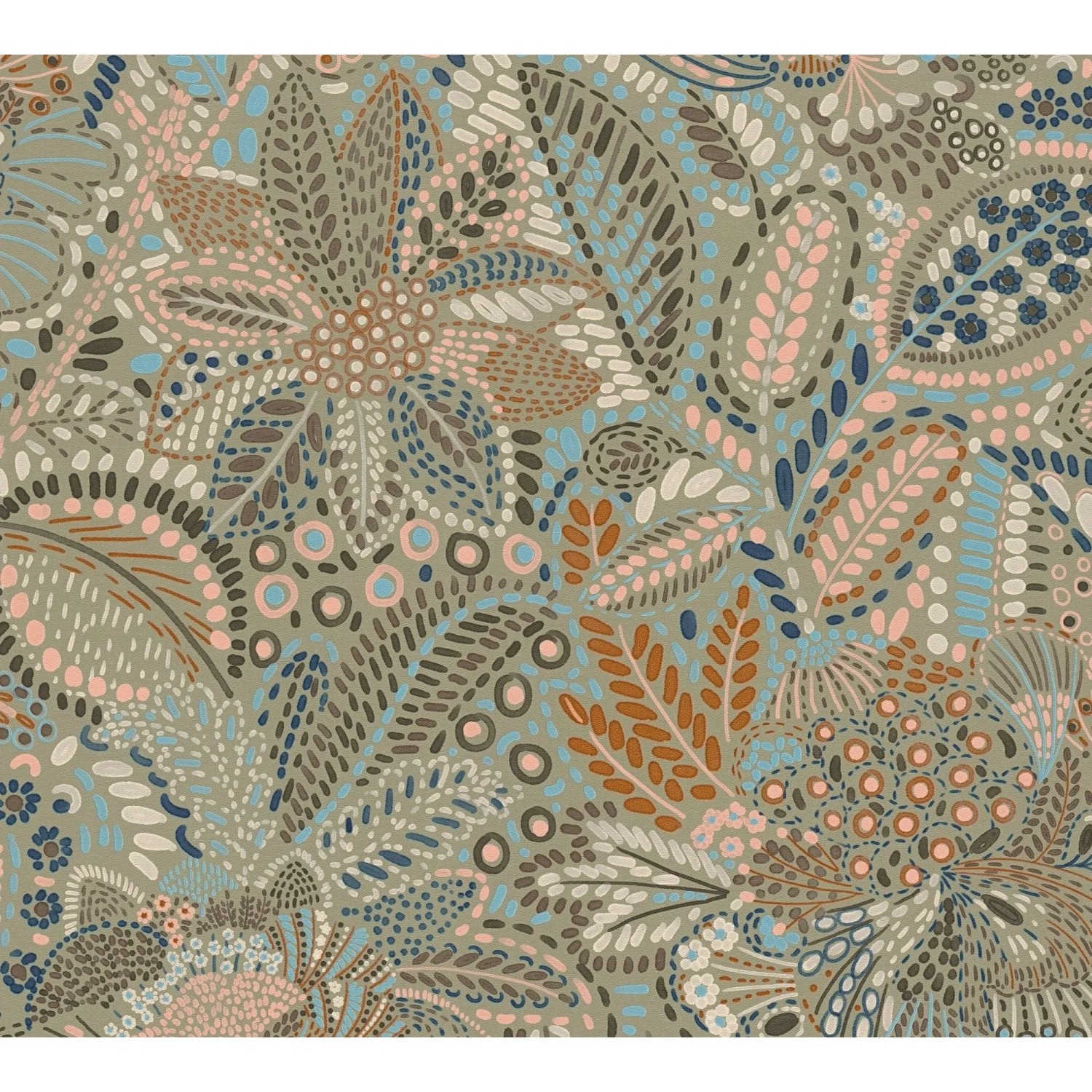 A.S. Creation Vliestapete Cuba 2 Botanik Blätter Grün-Bunt 10,05 x 0,53 m FSC®