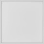Quadratisches, weißes Ledvance Smart LED-Panel Planon Plus mit Rahmen und Hintergrundbeleuchtung.