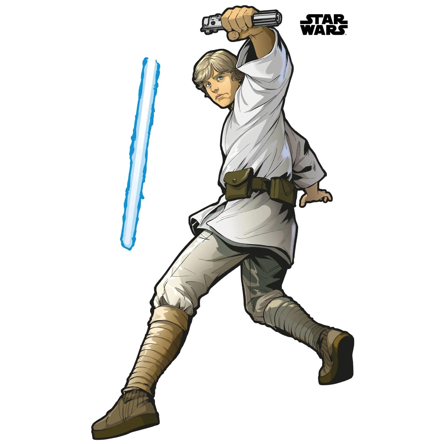 Komar Vliestapete Star Wars XXL Luke Skywalker, glatt, bedruckt, Comic, Retro, (1 St), 127 x 200 cm (Breite x Höhe)