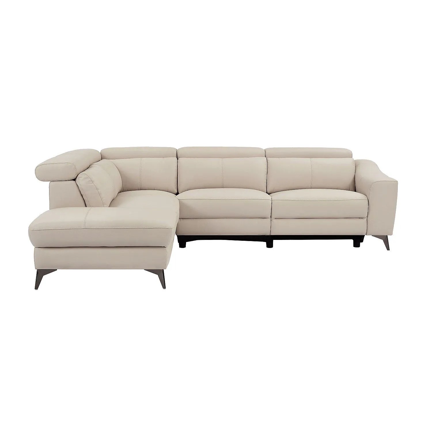 Vente-unique Relaxsofa Forlo Cremefarben 275 cm