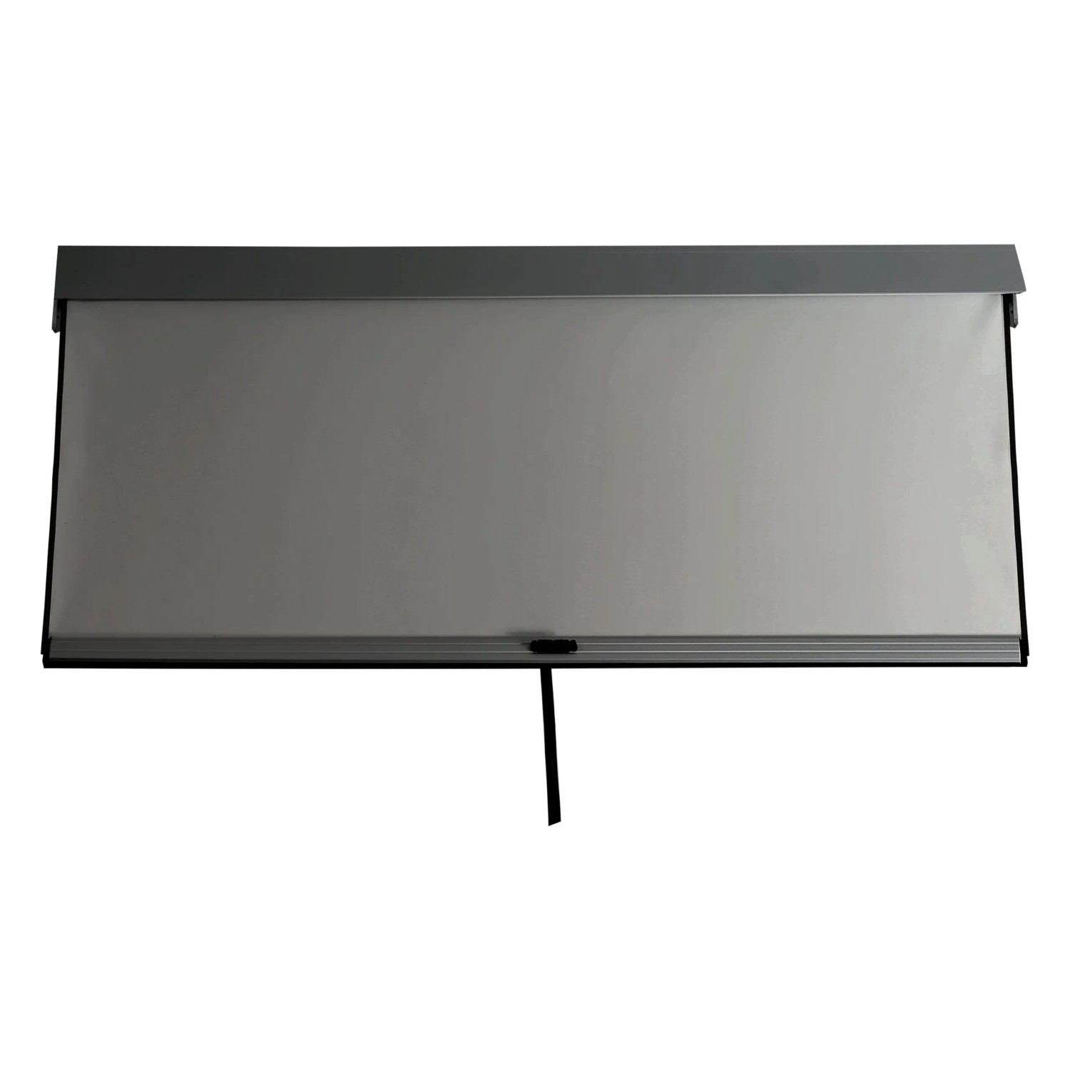 BERLINLODGE Seitenwand Für Pergola 3x4m HxB 205x375cm Pavillon Rollo Ersatzseitenwand Anthrazit Stoff Textil Sturmfest
