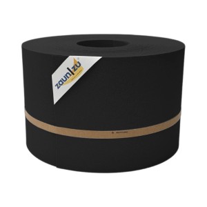 zaunzu Sichtschutz Premium, 50m Rolle in Schwarz für Doppelstabmattenzäune.