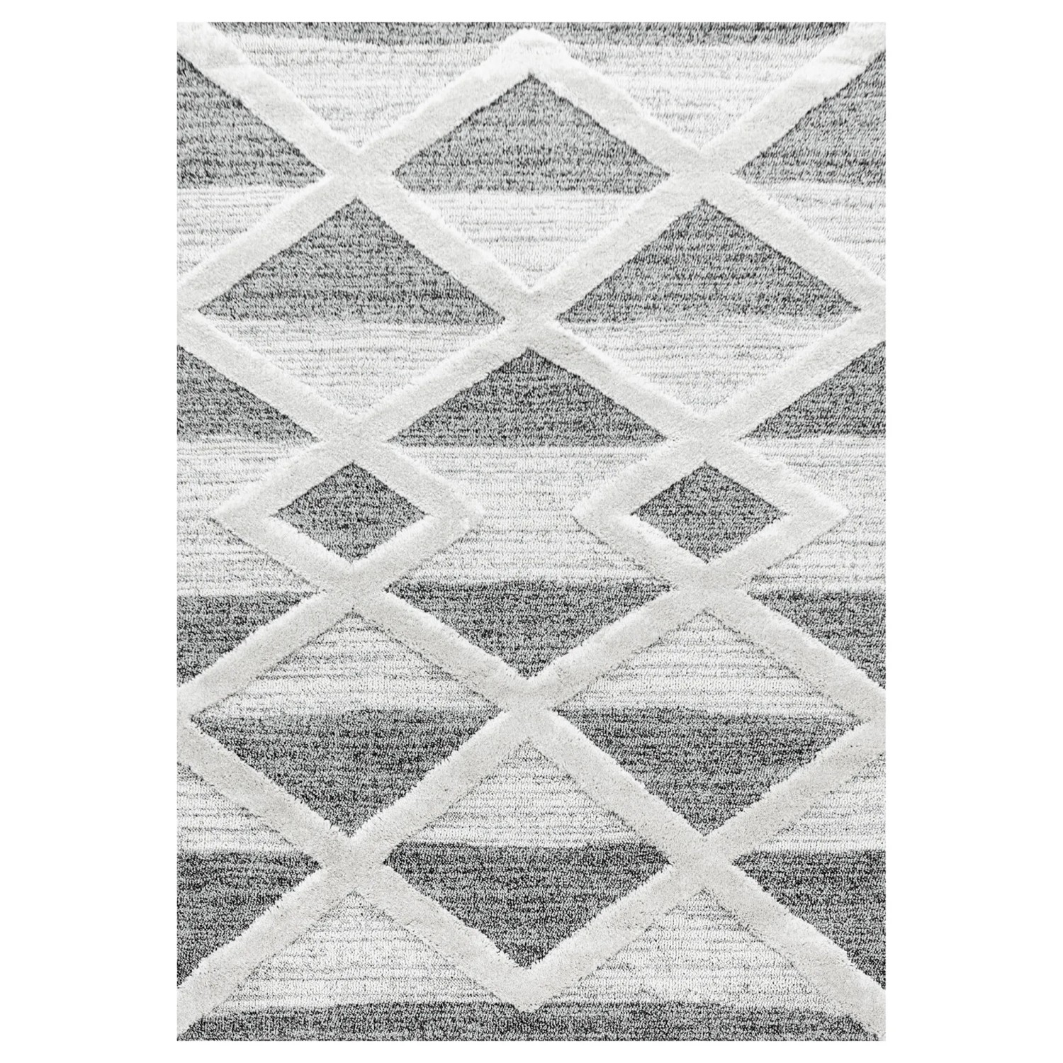 Ayyildiz Hochflorteppich Pisa 4709 Grau 120 cm x 170 cm