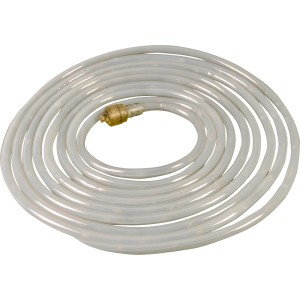 LED-Lichterkette für Belvedere Sonnensegel, quadratisch, grau, 360x360 cm.