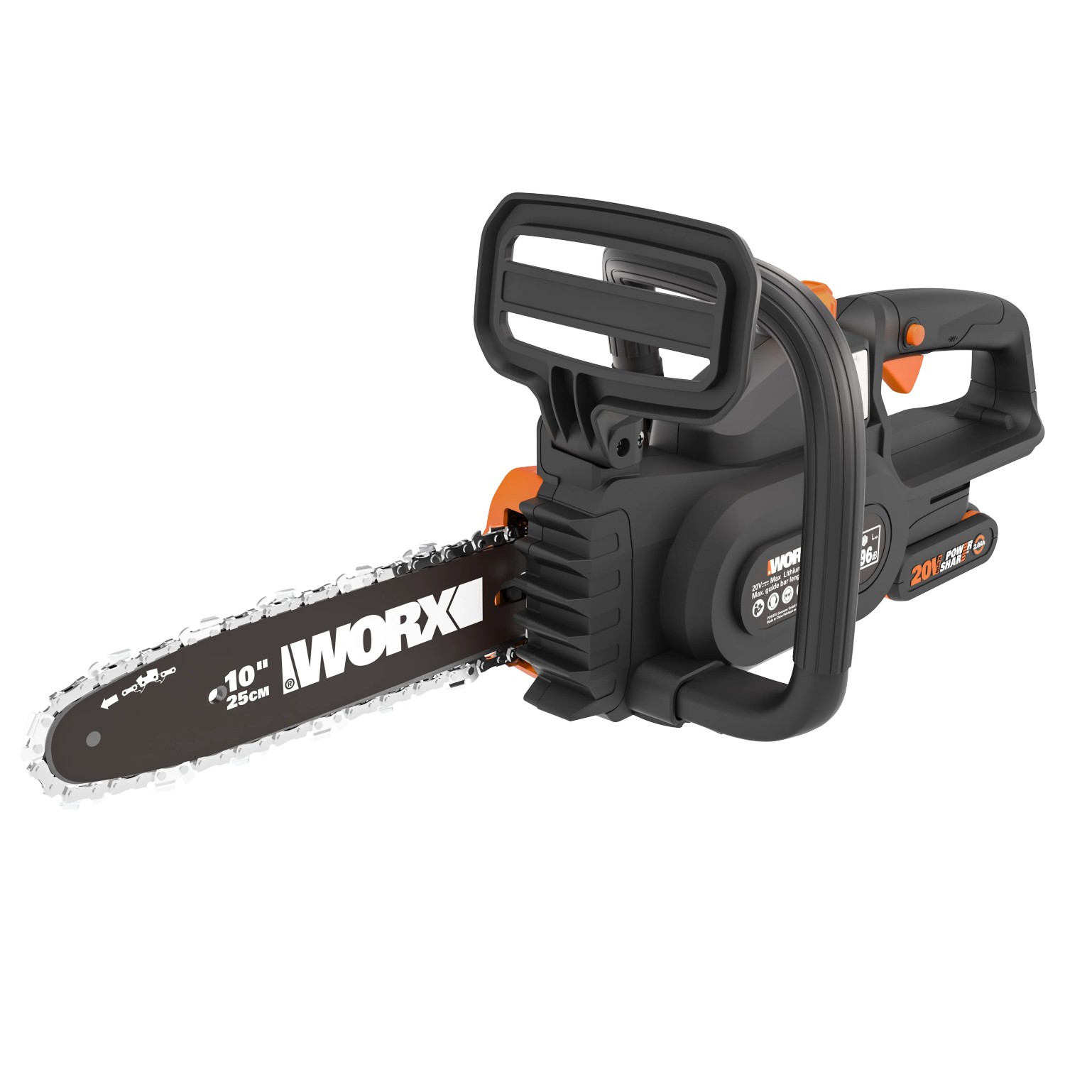 Worx Akku-Kettensäge WG322E.3 mit Akku und Ersatzkette