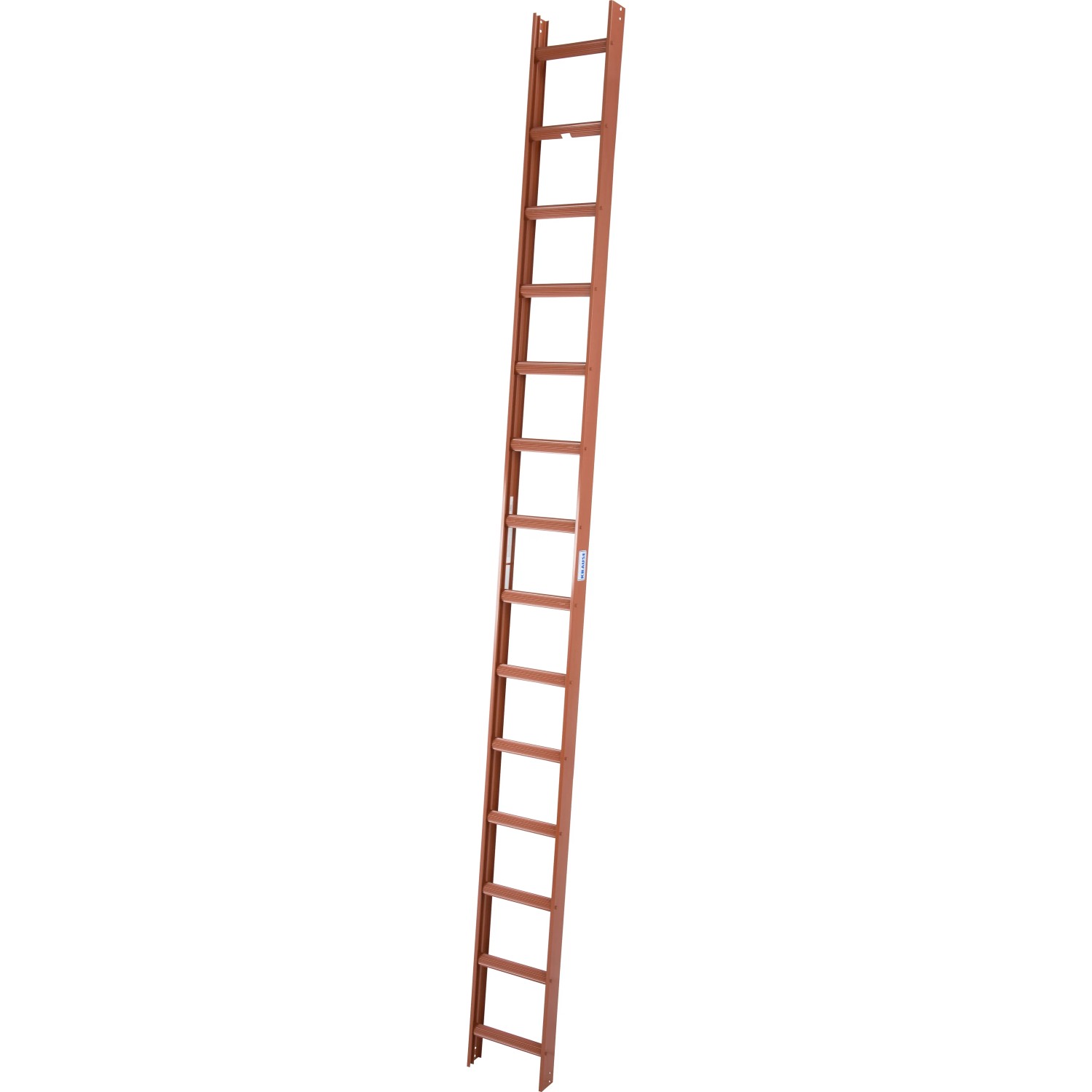 Krause Kaminkehrer-Leiter 14 Sprossen 395 cm x 35 cm x 9 cm Rot