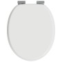 vidaXL Soft-Close Toilettensitz 2 Stk Weiß 44 x 38 cm MDF-Platte 3414529_5