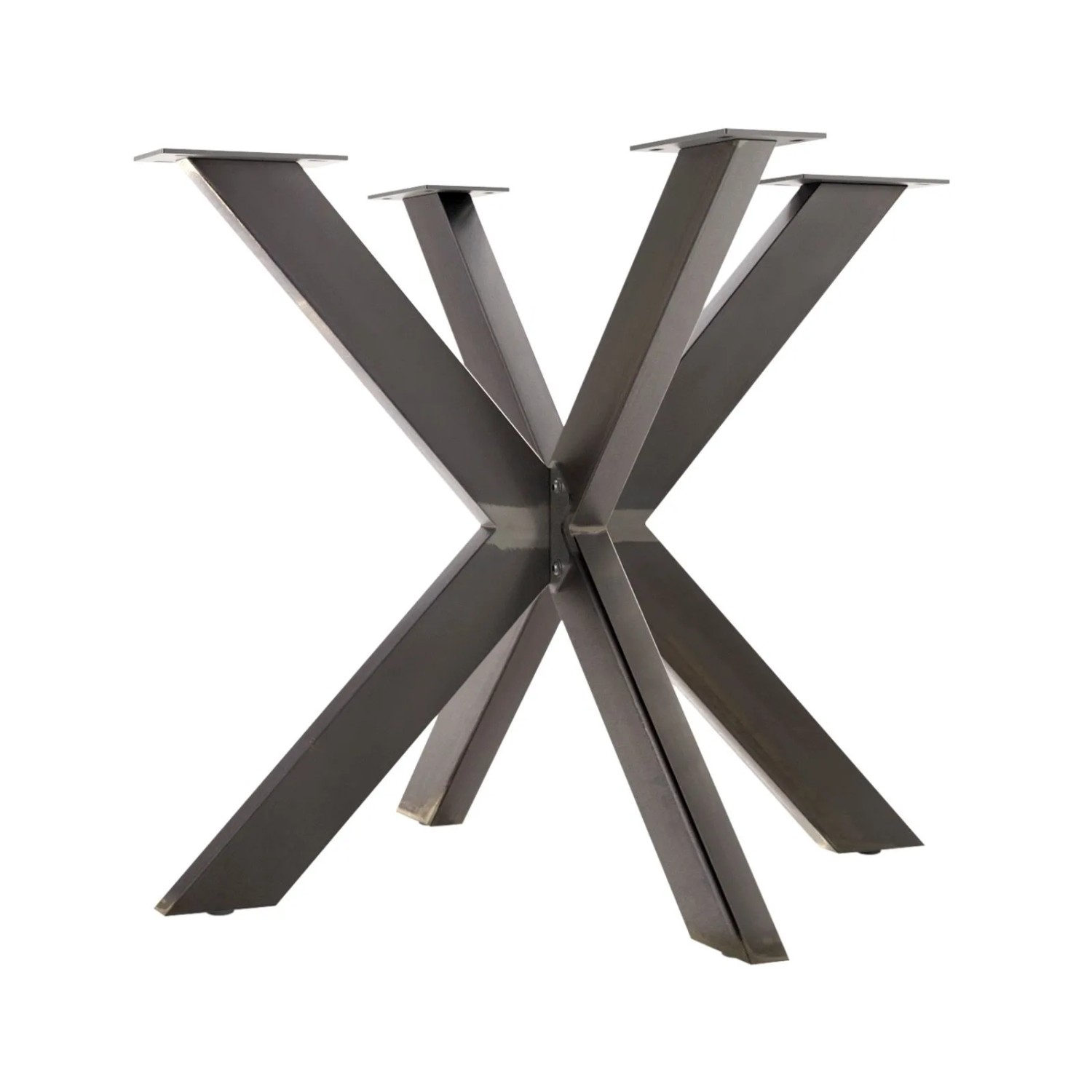 SOTECH SPIDER KD Tischgestell 850 x 850 x 710 mm Rohstahl Klar Lackiert Pulverbeschichtet Belastbar Bis 250 kg