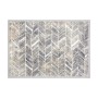 Graue Astra Türmatte Miabella (50x70 cm) mit modernem Fischgrätmuster für den Innenbereich.