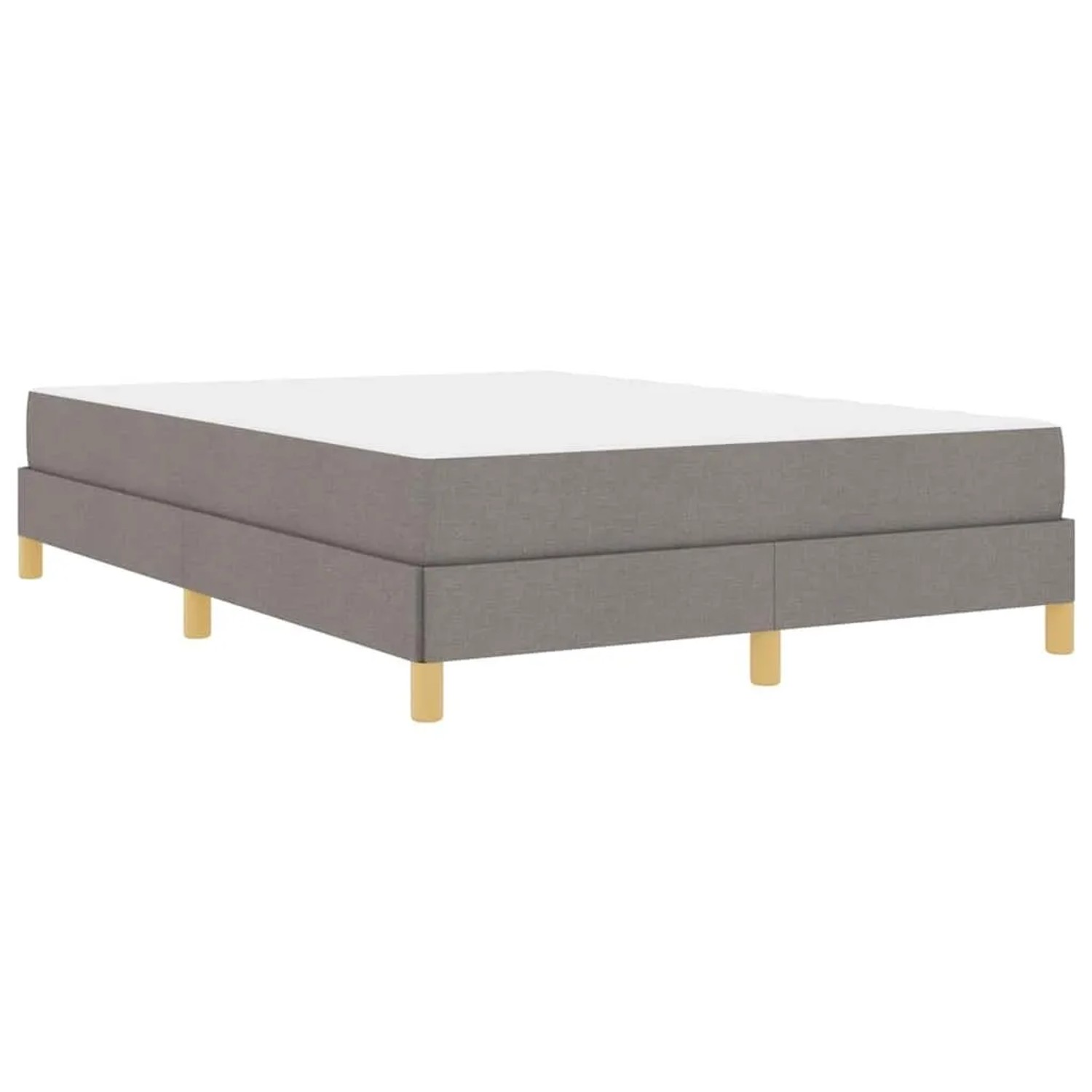 vidaXL Boxspringbett Taupe 160 x 200 cm Stoff 3398581 günstig online kaufen