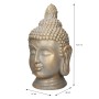ECD Germany Buddha Kopf, 74,5cm, Polyresin Bronzeoptik, Deko Figur für Haus und Garten.