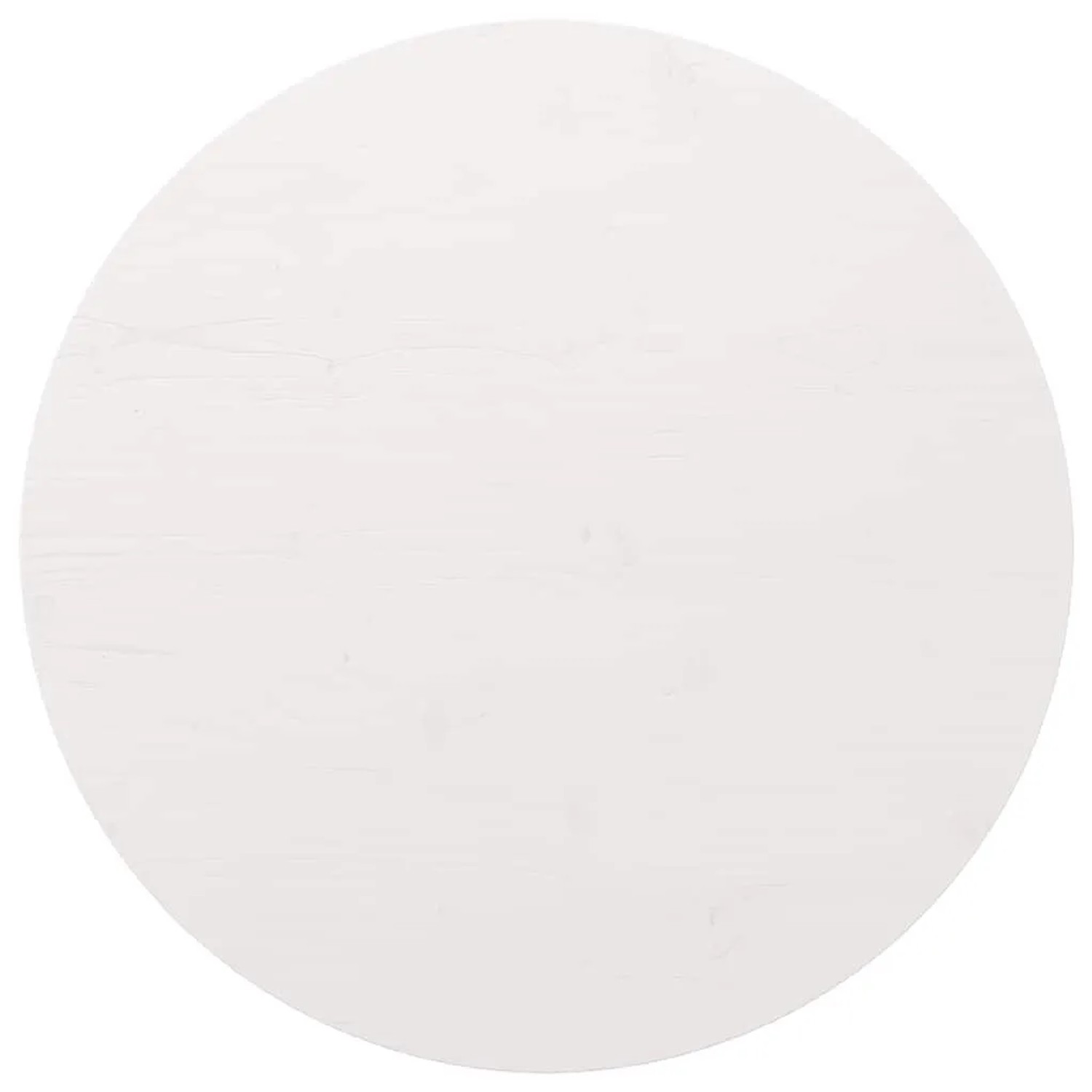 vidaXL Tischplatte Weiß Ø90x2,5 cm Massivholz Kiefer 813657
