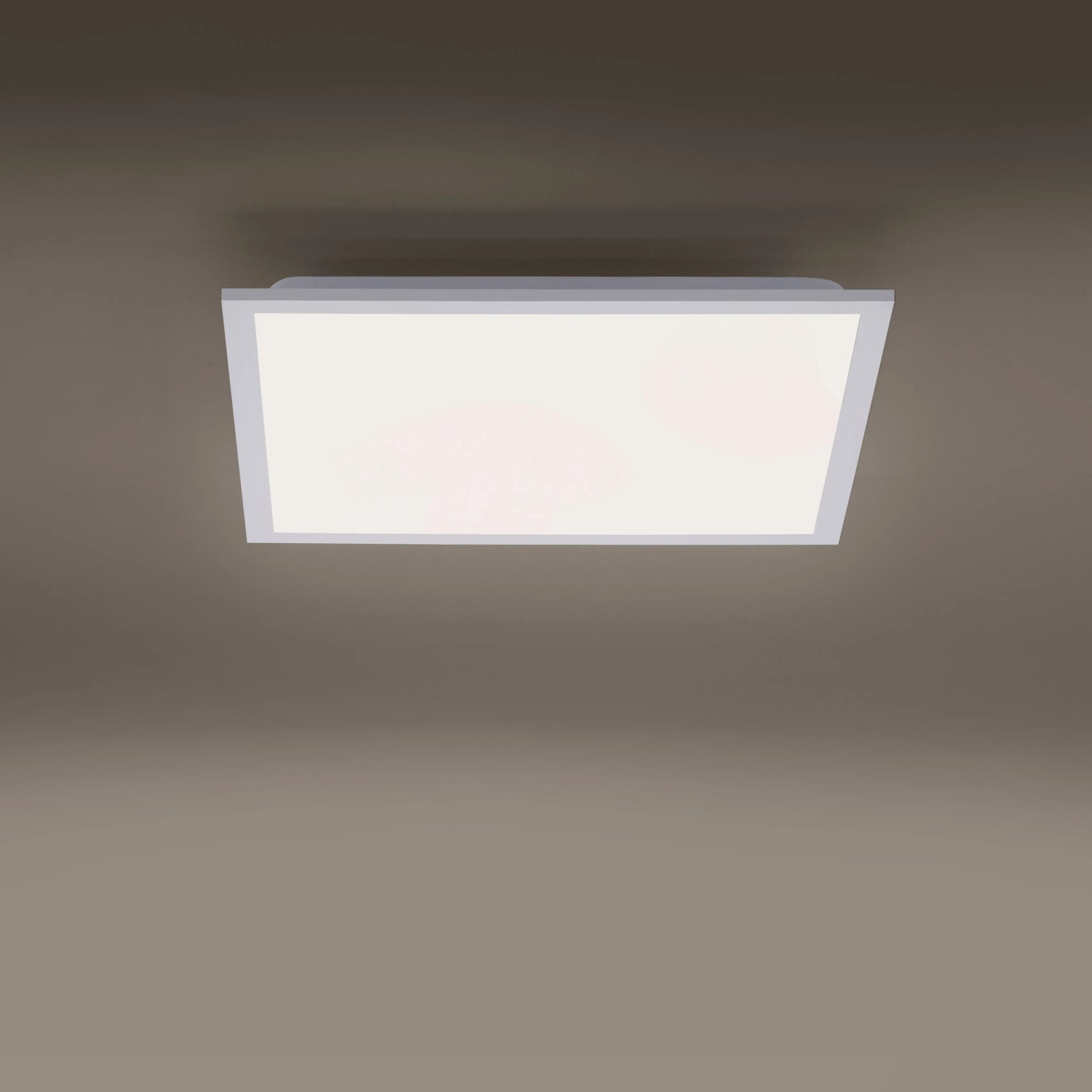 Weißes Just Light LED-Panel Fleet, 44,5x44,5 cm, mit Bewegungsmelder. Kategorie: LED-Panels.