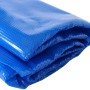 Blaue MCW Pool Abdeckung 8x4m, rechteckige Solarplane aus 200µm PE-Folie.