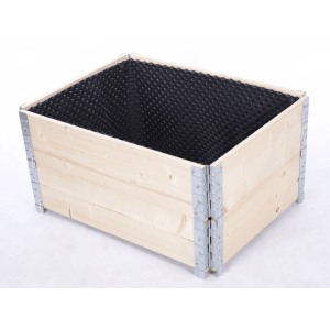 PROREGAL Hochbeetkisten GuardBox 40x80x60cm Inkl. Luftfolie Natur