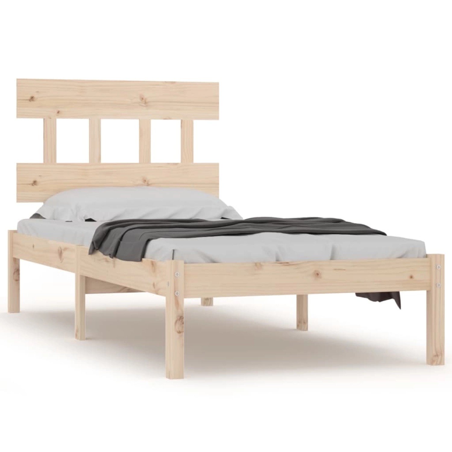 vidaXL Massivholzbett 90x190 cm 3FT6 Single1179440 günstig online kaufen