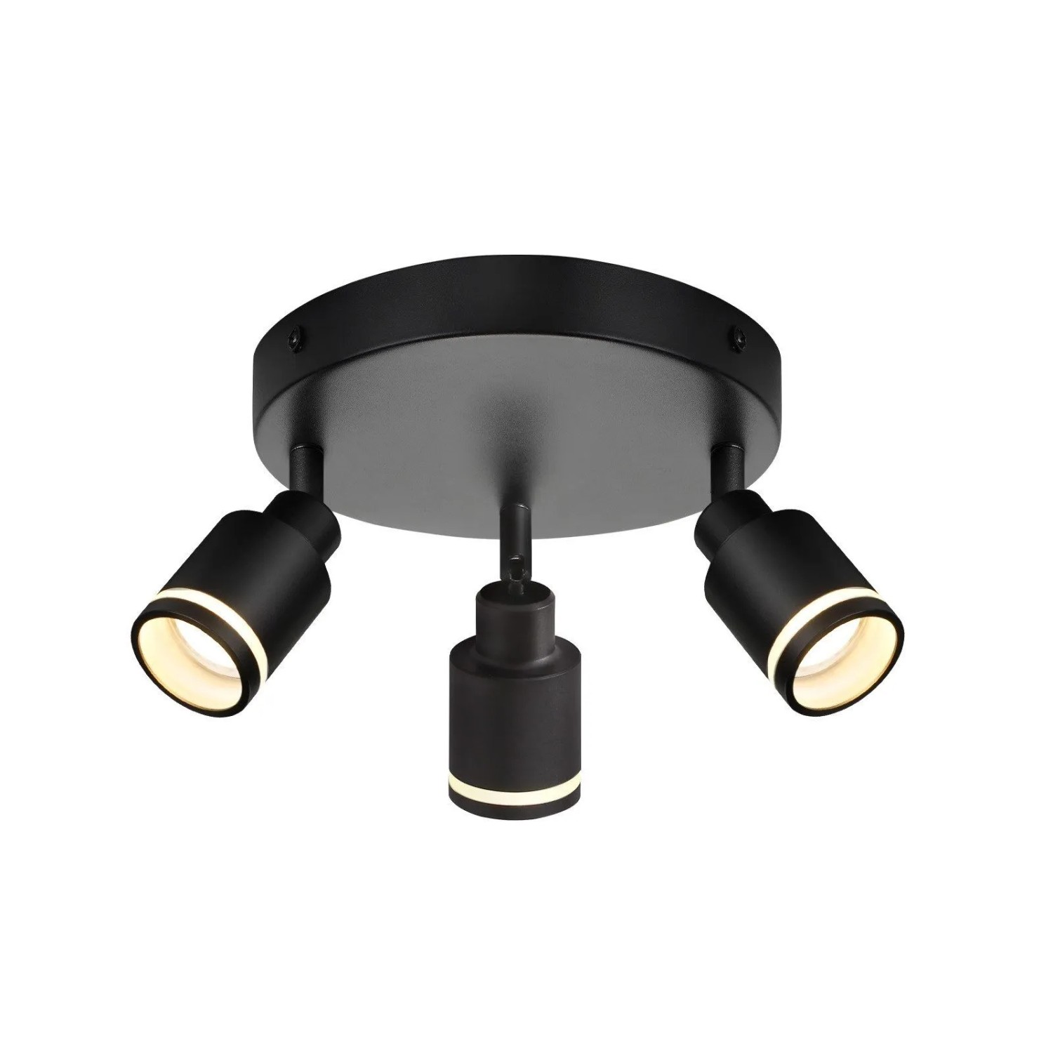 NETTLIFE Deckenstrahler aus Metall L20 Schwarz