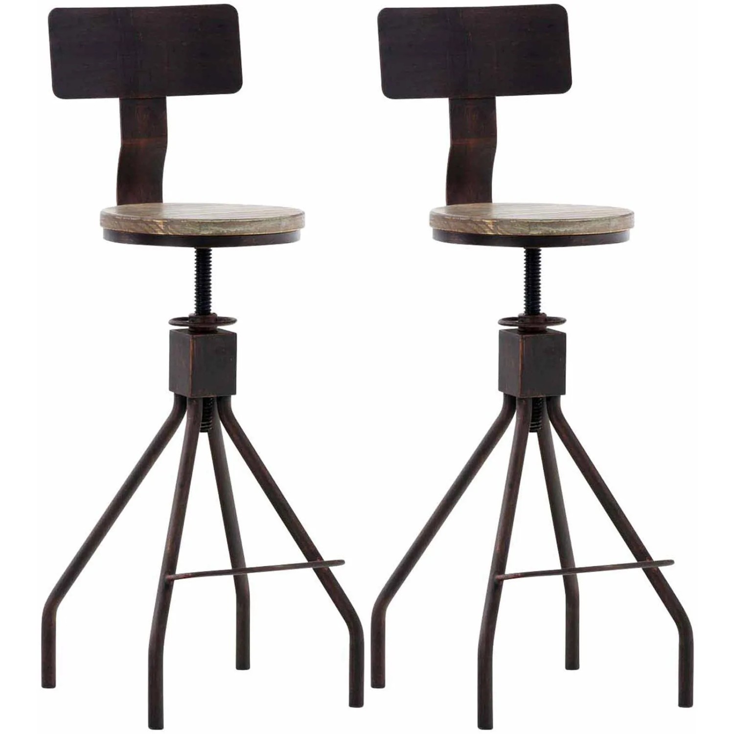 CLP 2er Set Barhocker Elko Bronze
