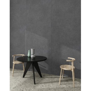 Decoflooring EPC-Wandpaneel Travertin-Dunkel, Dekor-Paneel in dunkler Steinoptik.