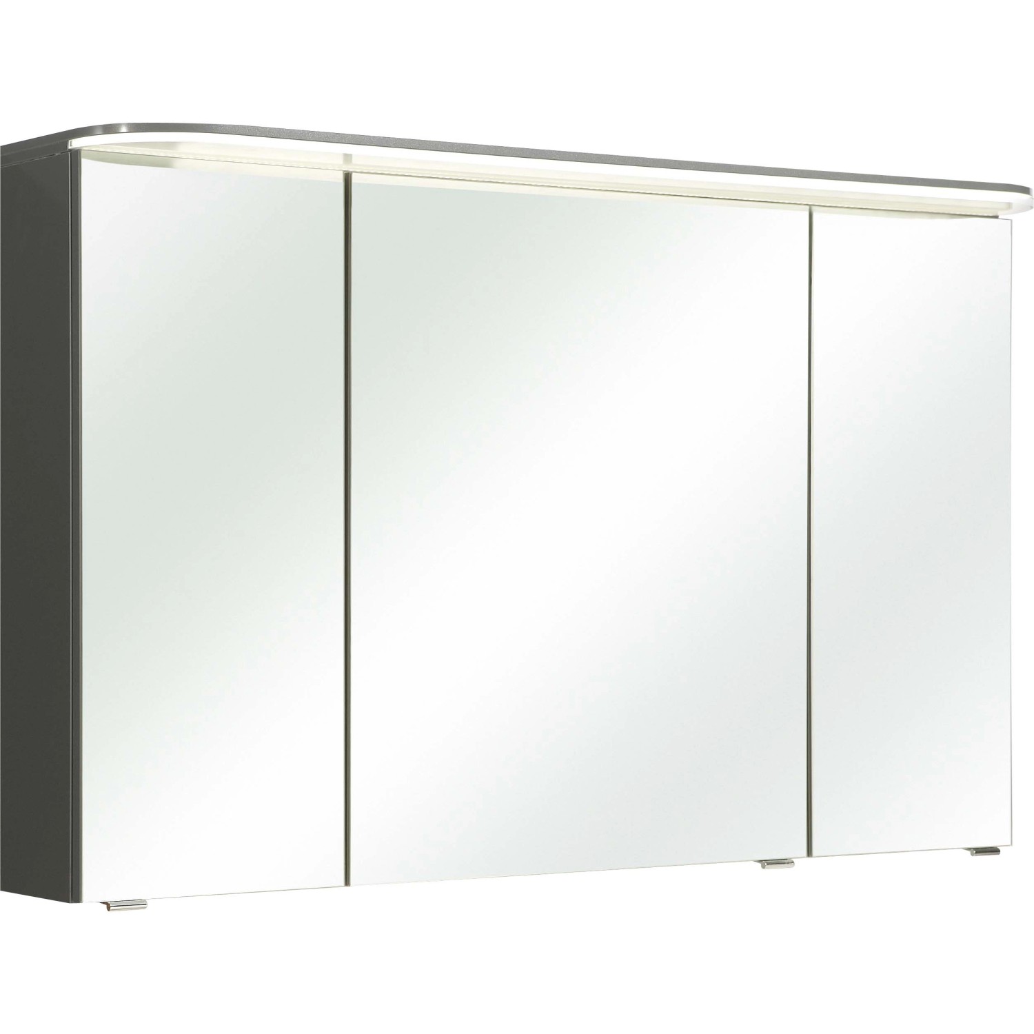 Pelipal Spiegelschrank Quantum 05 Anthrazit 120 cm mit Softclose Türen günstig online kaufen