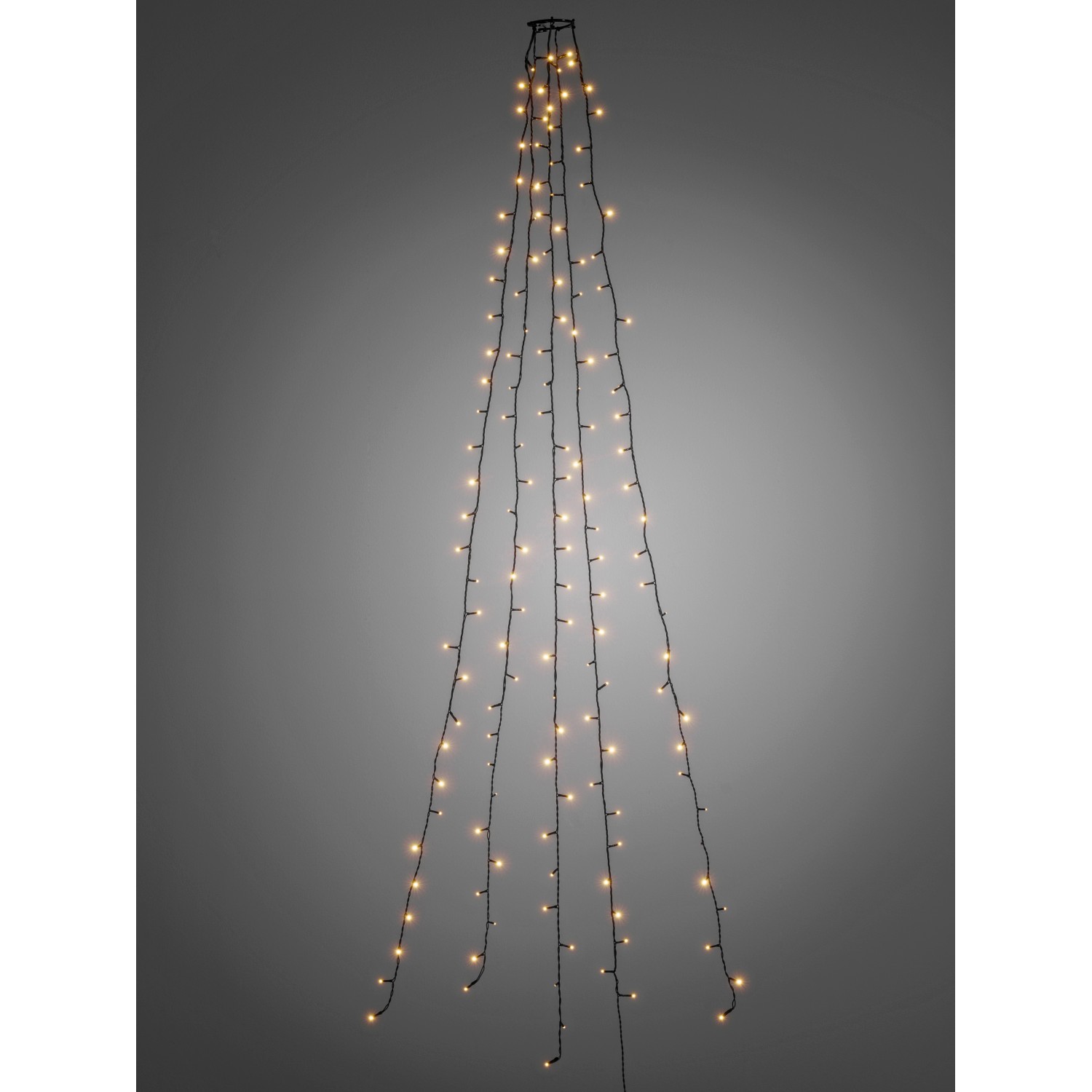 Konstsmide LED Baummantel mit Ring 150 bernsteinfarbene LEDs innen günstig online kaufen