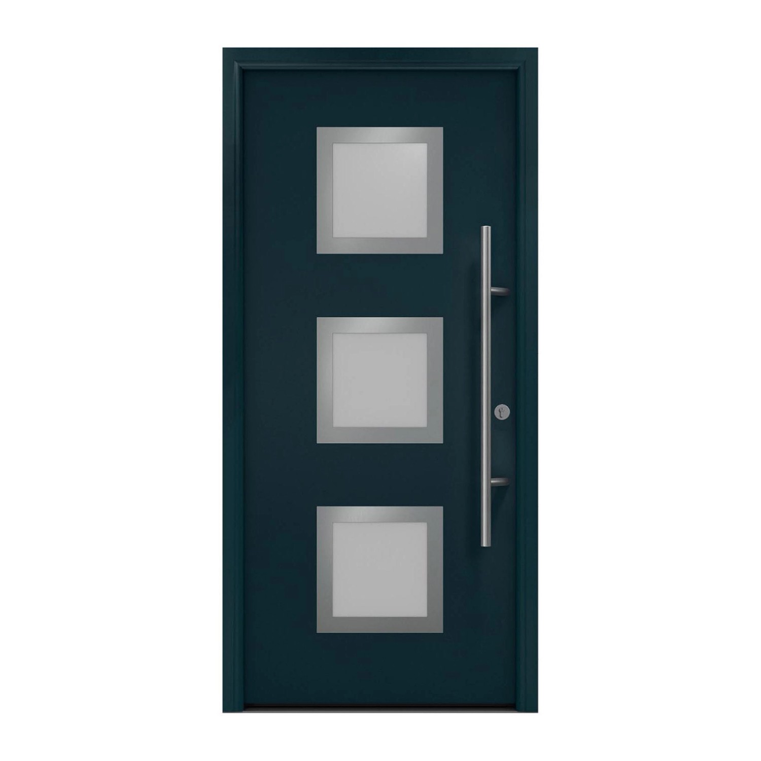 EcoStar Haustür Isopro Secur IPS 810S Anthrazitgrau 110 cm x 210 cm DIN R günstig online kaufen