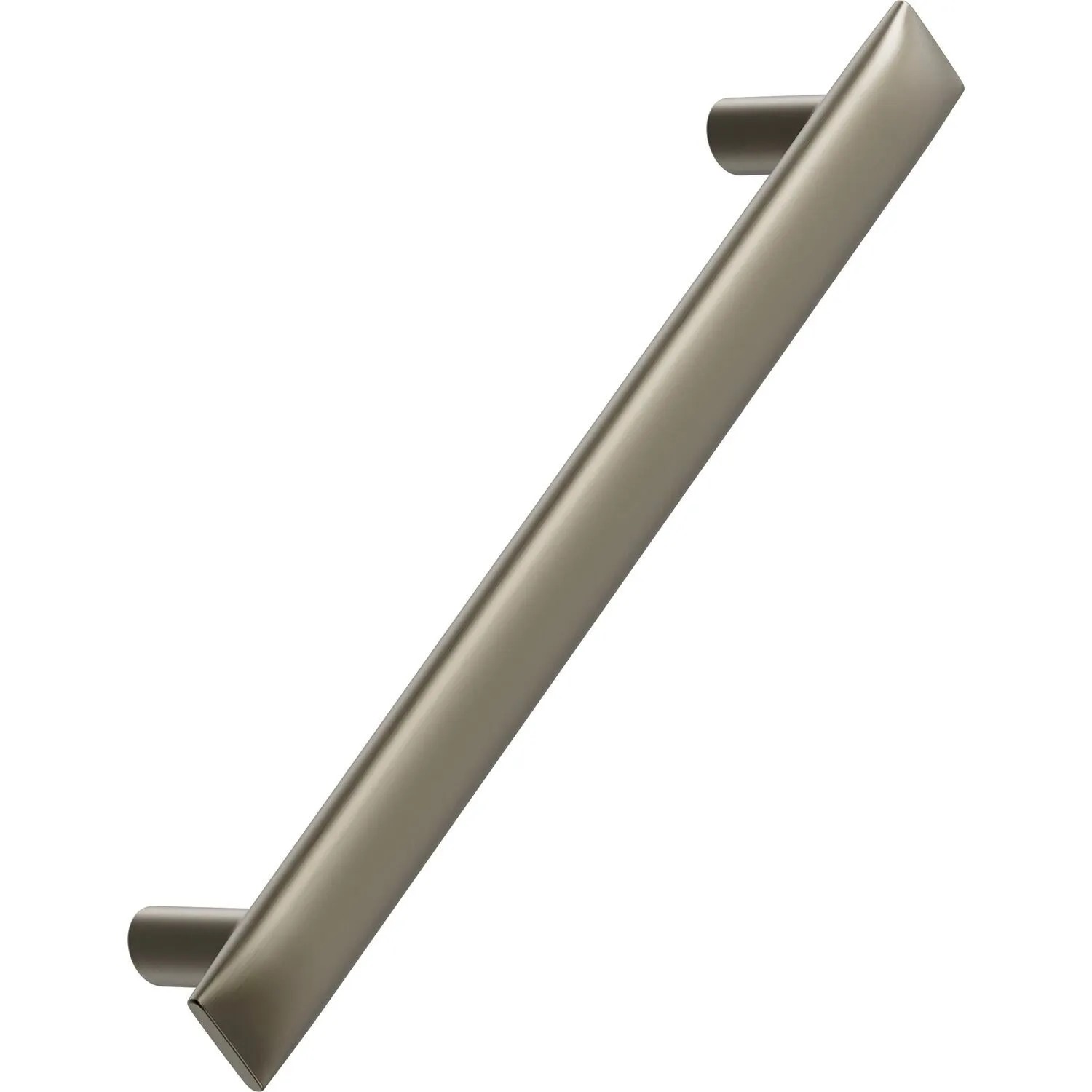 Furnipart Möbelgriff Flow La 160 mm Breite 196 mm Zinkdruckguss Messing Gebürstet