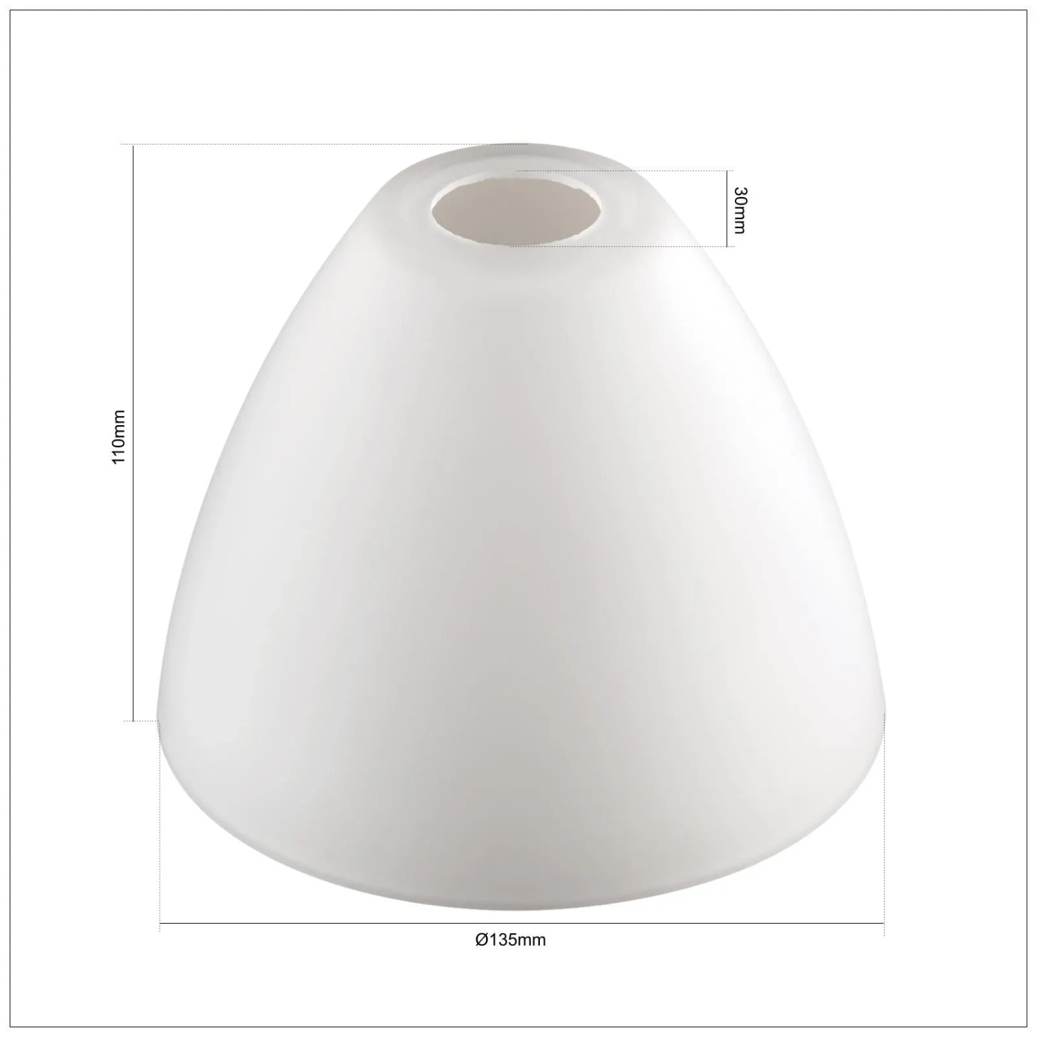 Lampenschirm E14 Glas