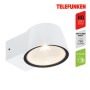 Weiße Telefunken LED-Außenwandleuchte, IP54-Schutz, für den Außenbereich.