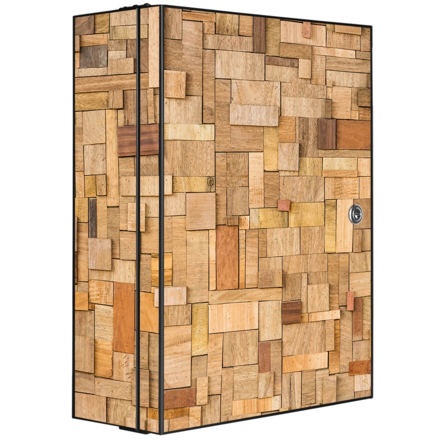 Banjado XXL Medizinschrank Abschliessbar 35x46x15cm Arzneischrank Anthrazit günstig online kaufen