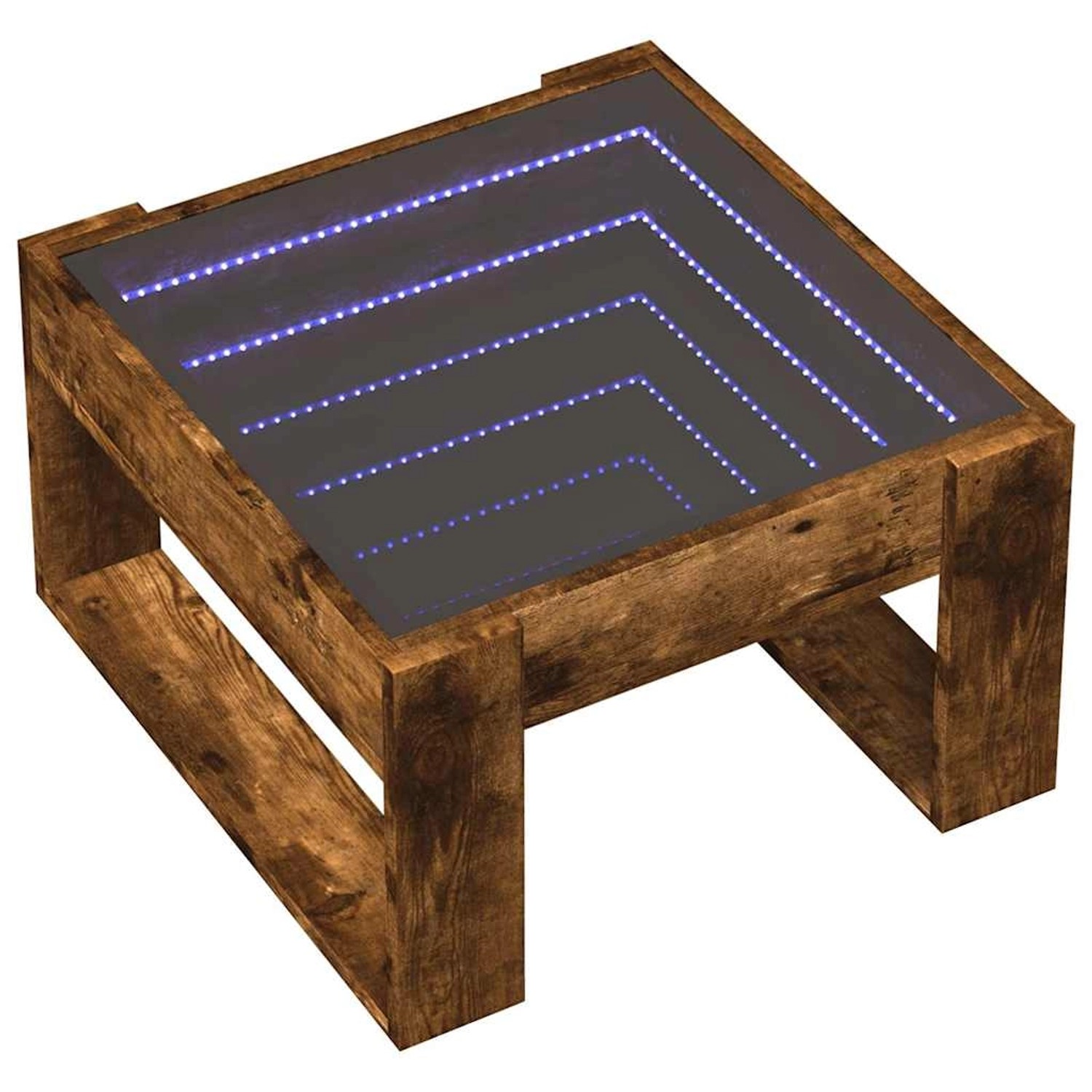 vidaXL Couchtisch mit Infinity-LED Räuchereiche 50x53x30 cm 847627 günstig online kaufen