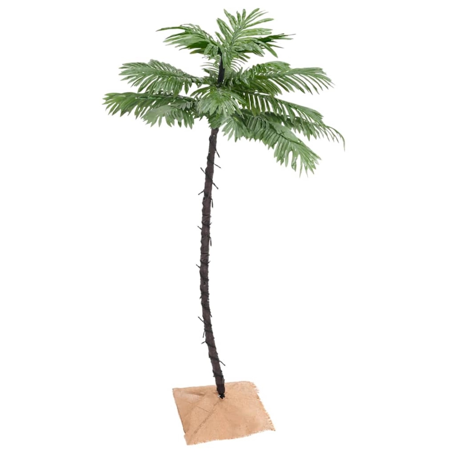 Thumbnail - vidaXL Künstliche Palme mit 88 LEDs Warmweiß 150 cm
