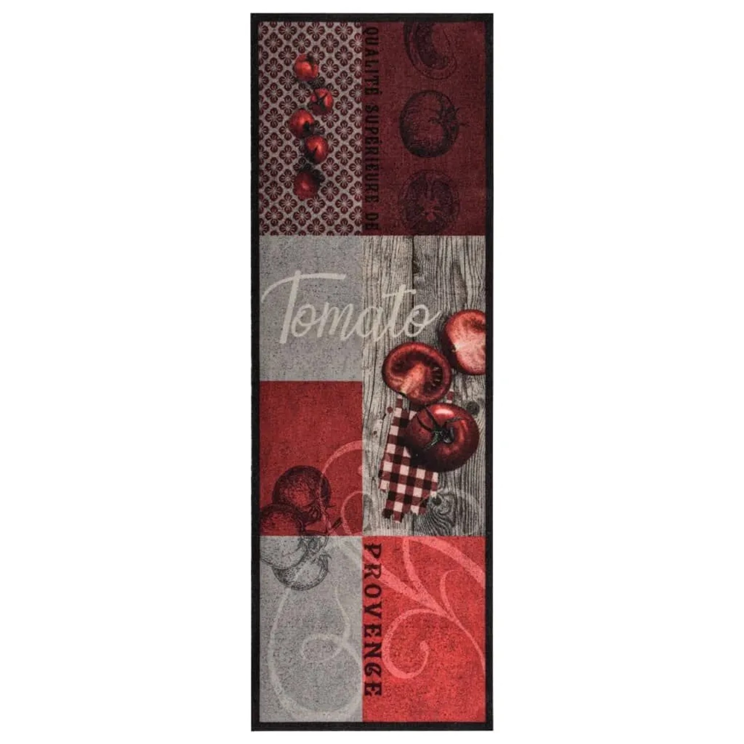 vidaXL Küchenteppich Waschbar Tomaten 60x300 cm 315955
