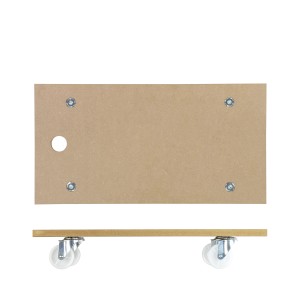 Wagner Transporthilfe aus MDF mit 4 Rollen und Griffloch, Tragkraft 200 kg.