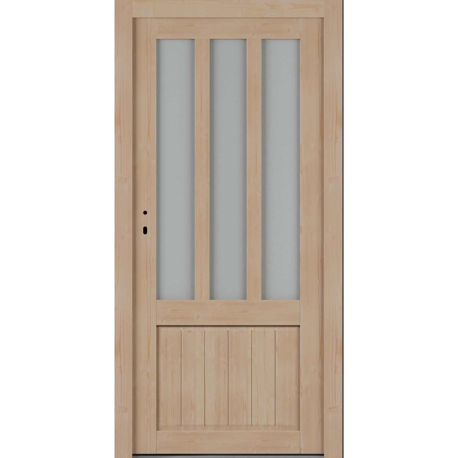 Roro Nebeneingangstür OHE 1001 Fichte 5FA 98 cm x 198 cm DIN L günstig online kaufen