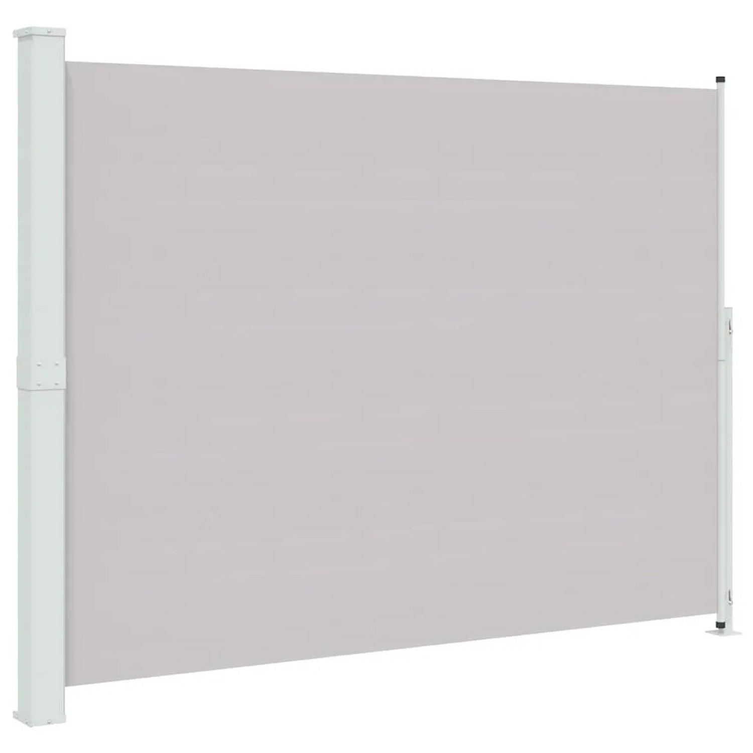 vidaXL Seitenmarkise Ausziehbar 220x300 cm Grau 313425