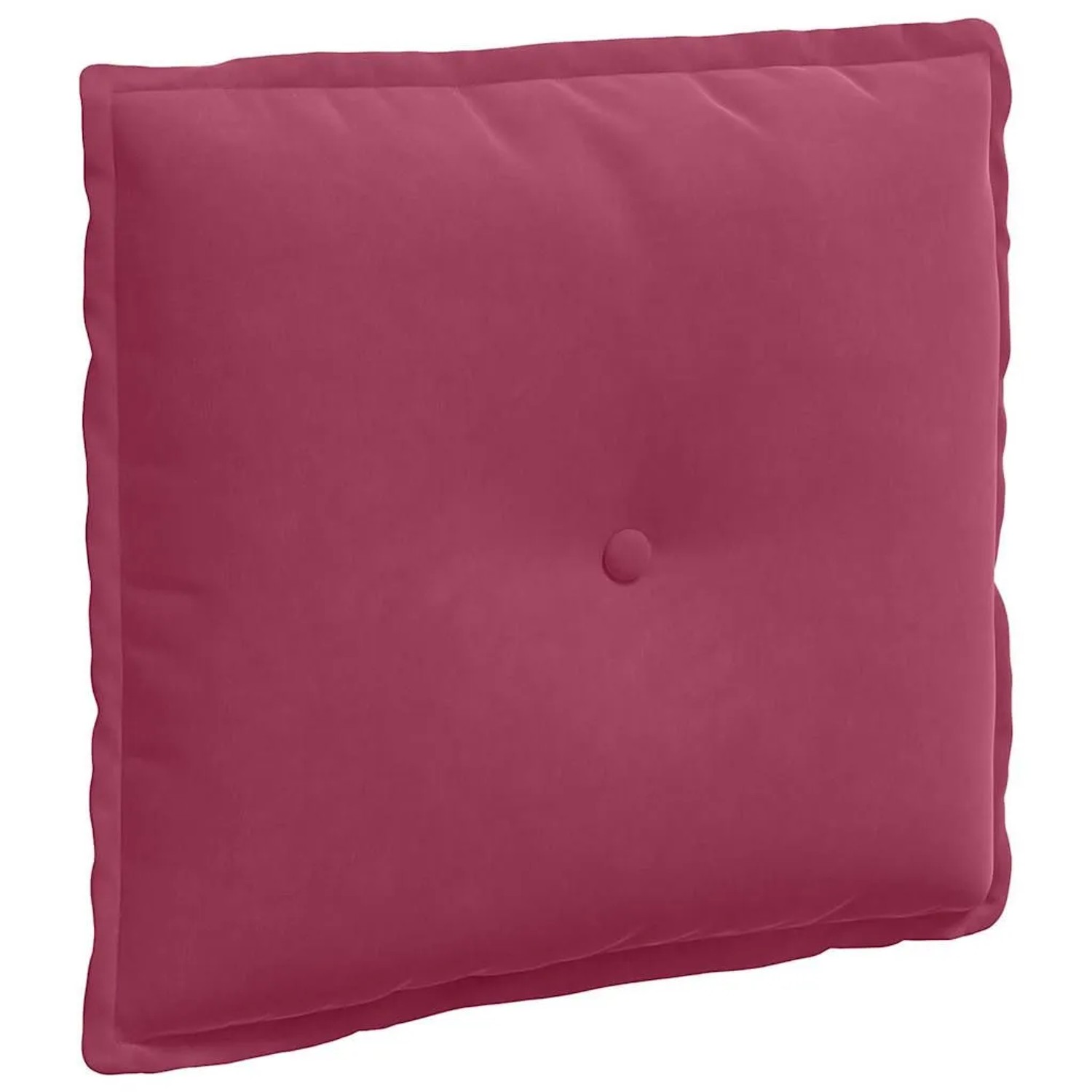 vidaXL Rückenkissen Weinrot 50 x 45 cm Cordstoff 42014637