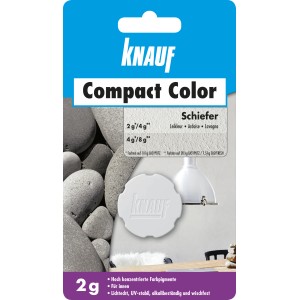 Knauf Compact Color Schiefer 2g: Farbpigmente für Putz, für Innen, Farbton Schiefer.