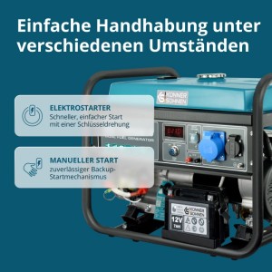Könner & Söhnen LPG/Benzin-Generator KS 10000E G
